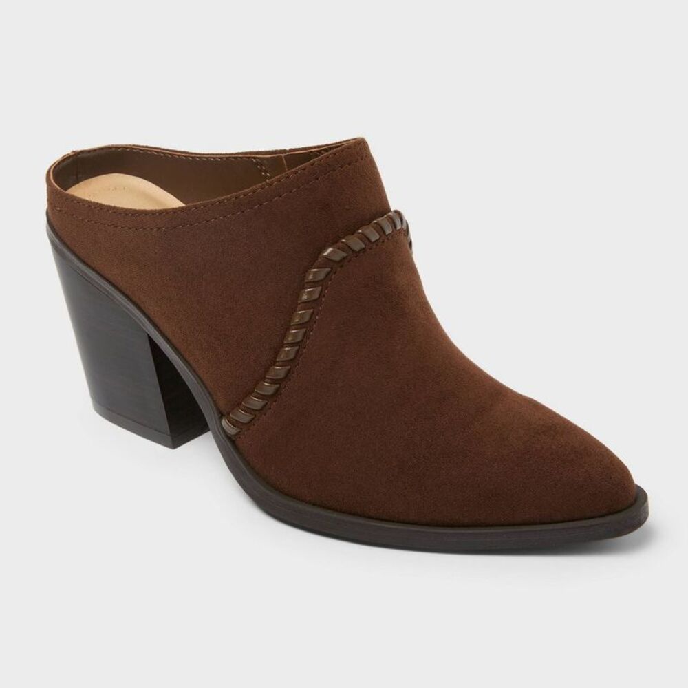 Women’s April Heels with Memory Foam Insole – Universal Thread Brown 9.5